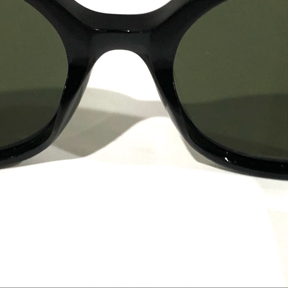 New & Authentic Gucci Round Oversized Lens Black GG023S Sunglasses main image 7